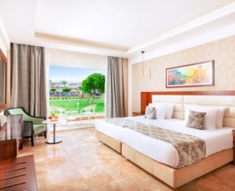 Двухместный номер Deluxe с видом на сад 2 отдельные кровати в Pickalbatros Royal Moderna Sharm & Aqua Park