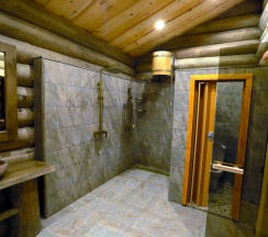 Коттедж с красивым видом из окна в WoodHouse
