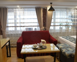 Двухместный полулюкс с видом на город двуспальная кровать в Varshavka Inn