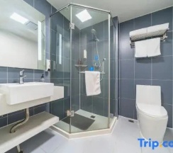 Двухместный номер Superior с красивым видом из окна (2 отдельные кровати) в Hanting Hotel Shanghai Huanqiugang