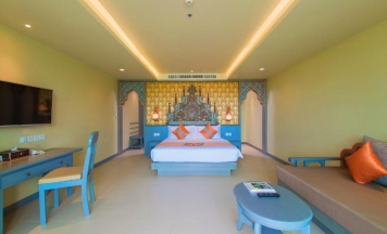 Двухместный номер Deluxe Sea View двуспальная кровать в Maikhao Palm Beach Resort