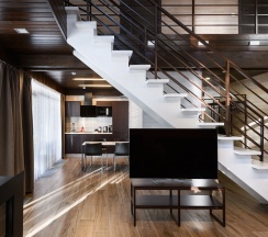 Апартаменты с камином в Алтика