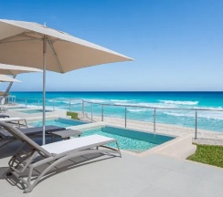 Двухместный номер c небольшим бассейном Beachfront (2 отдельные кровати) в GR Solaris Caribe Adults Only - All Inclusive