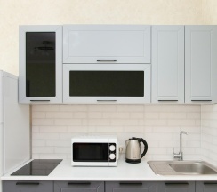 4-местные апартаменты студия с 1 двуспальной кроватью в AntoninaApartments (АнтонинаАпартментс) на улице Крылова
