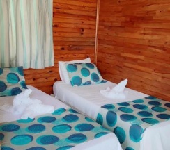 Двухместный номер Standard с видом на сад двуспальная кровать в Cuba beach hotel