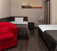 Номер стандарт с двумя раздельными кроватями в Travel Passage