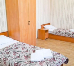 Кровать в 6-местном общем номере в Smart Hotel KDO Липецк