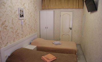 Двухместный номер Economy Цокольный этаж 2 отдельные кровати в Парус-Сити