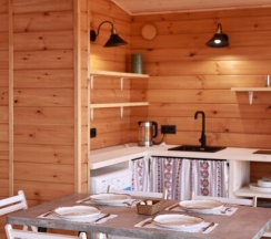 Большая дача с террасой в Синий Яр