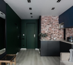 Джуниор сюит с мини-кухней и видом на улицу в 1715 Duplex Hotel