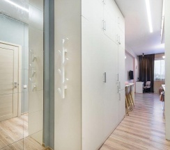 Апартаменты улучшенные с 1 двуспальной кроватью в Sky inn color
