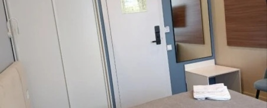 Двухместный номер Эконом 4 (№10) двуспальная кровать в Сон