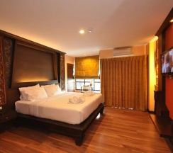 Номер Superior с красивым видом из окна в Chalelarn Hotel