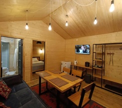 4-местный 2-комнатный коттедж улучшенный в Air house Arkhyz