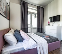 2-местные апартаменты студия в ApartMe на проезде 1-й Предпортовый