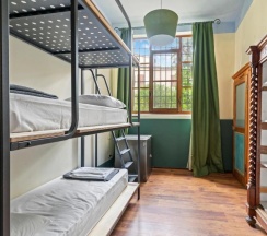Кровать в общем номере в Ostello Bello Firenze