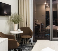 Стандарт для двоих в Федерации 53 этаж в Panorama city hotel