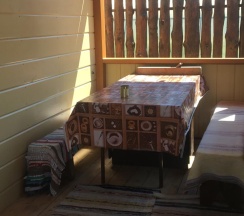 Дом с баней и мангальной зоной в Гостевой дом Фроловых