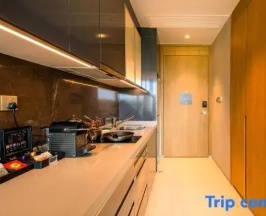 Двухместный номер Deluxe с видом на море (2 отдельные кровати) в Oakwood Apartments Sanya