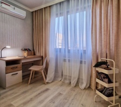 Двухместные апартаменты с красивым видом из окна двуспальная кровать в Travel`s Apart