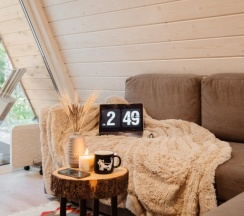 Коттедж Comfort с красивым видом из окна в Deep Lake House