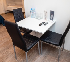 Семейный номер с 2х ярусными кроватями в Smart Hotel Kantemirovsky