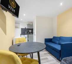 №1 Улучшенные апартаменты для 4-х взрослых в Veda Aparts