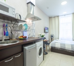 Апартаменты стандарт с двуспальной кроватью в Leohotels Мануфактура