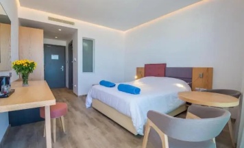 Одноместный номер Standard с частичным видом на море в Protaras Plaza Hotel