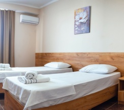 Двухместный номер Standard с балконом и рядом с пляжем 2 отдельные кровати в Сандзен