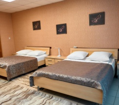 Номер полулюкс улучшенный с 2 двуспальными кроватями в Пантера