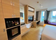 Двухместный семейный номер Deluxe 2 отдельные кровати в Arize Hotel Sukhumvit