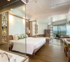 Двухместный полулюкс oceanfront двуспальная кровать в Katathani Phuket Beach Resort