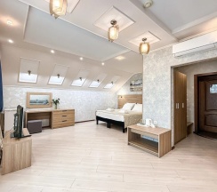 Двухместная Студия Люкс двуспальная кровать в Бэлль