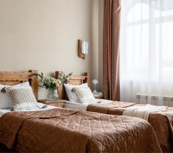 Улучшенный номер с 2 раздельными кроватями в Номера в Пушкине