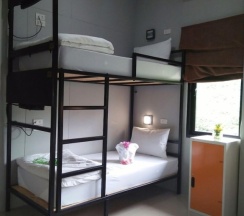 Кровать в общем номере в Хостел Sirinsamui Boutique