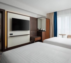 Двухместный номер с видом на город 2 отдельные кровати в Courtyard by Marriott Tashkent