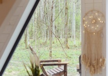 Двухместная Бохо A-frame №14a двуспальная кровать в Barn Vazuza