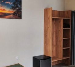 Двухместный номер с балконом с видом на фасад в Amina