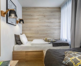 Двухместный номер с 2 отдельными кроватями в Trips Hotel
