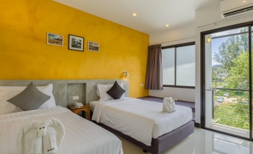 Двухместный номер Superior с видом на сад двуспальная кровать в Ideo Phuket Hotel