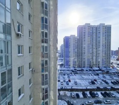 Двухместные апартаменты с балконом (двуспальная кровать) в Жилое помещение MegaStay 807А