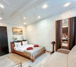 Студия-улучшенный двухместный номер с двуспальной кроватью в Олимпия