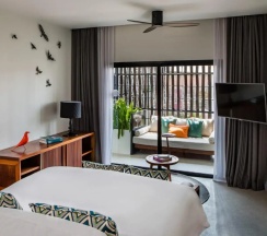Двухместный номер Deluxe Kingfisher двуспальная кровать в The Aviary Hotel
