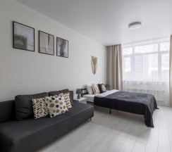 Апартаменты студия Черная лилия ApartaMIA в Семейный уголок