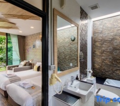 Двухместные апартаменты с видом на сад 2 отдельные кровати в Sangthong Resort