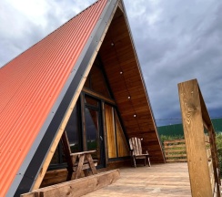 Двухместный коттедж Standard двуспальная кровать в Eco house