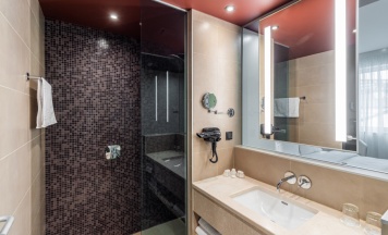 Двухместный номер Standard с видом на реку двуспальная кровать в Robinson-city