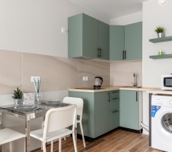 1-комнатные апартаменты студия в MOKO Apartments (МОКО Апартментс) на улице Окская
