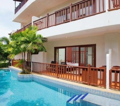 Четырёхместный номер Comfort с видом на сад 2 отдельные кровати в Arinara Beach Resort Phuket